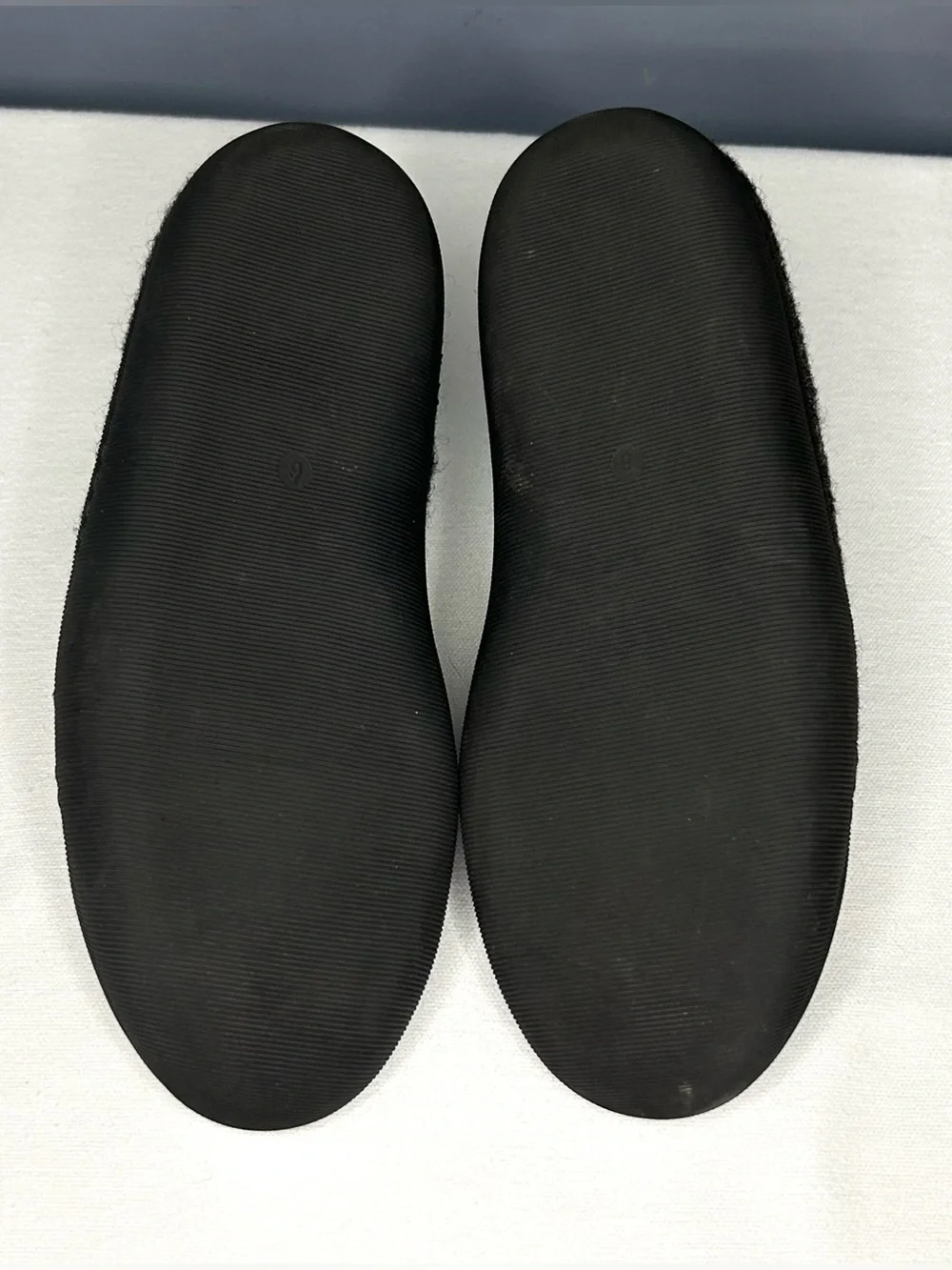 Huckberry Greys Wool Outdoor Slipper Boot Mens 6 Gray Charcoal Wool Rubber Sole